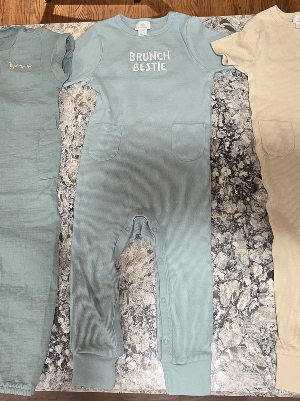 NWOT - 18M Bundle Of 3 Cloud island Jumpsuits/Rompers